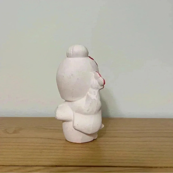 Toyo Geisha Kimono Girl Figurine Vintage 5.5in Bisque Vintage 60s 70s Japan - Picture 5 of 7